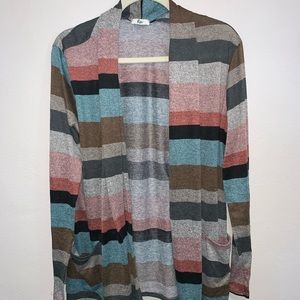 Striped cardigan